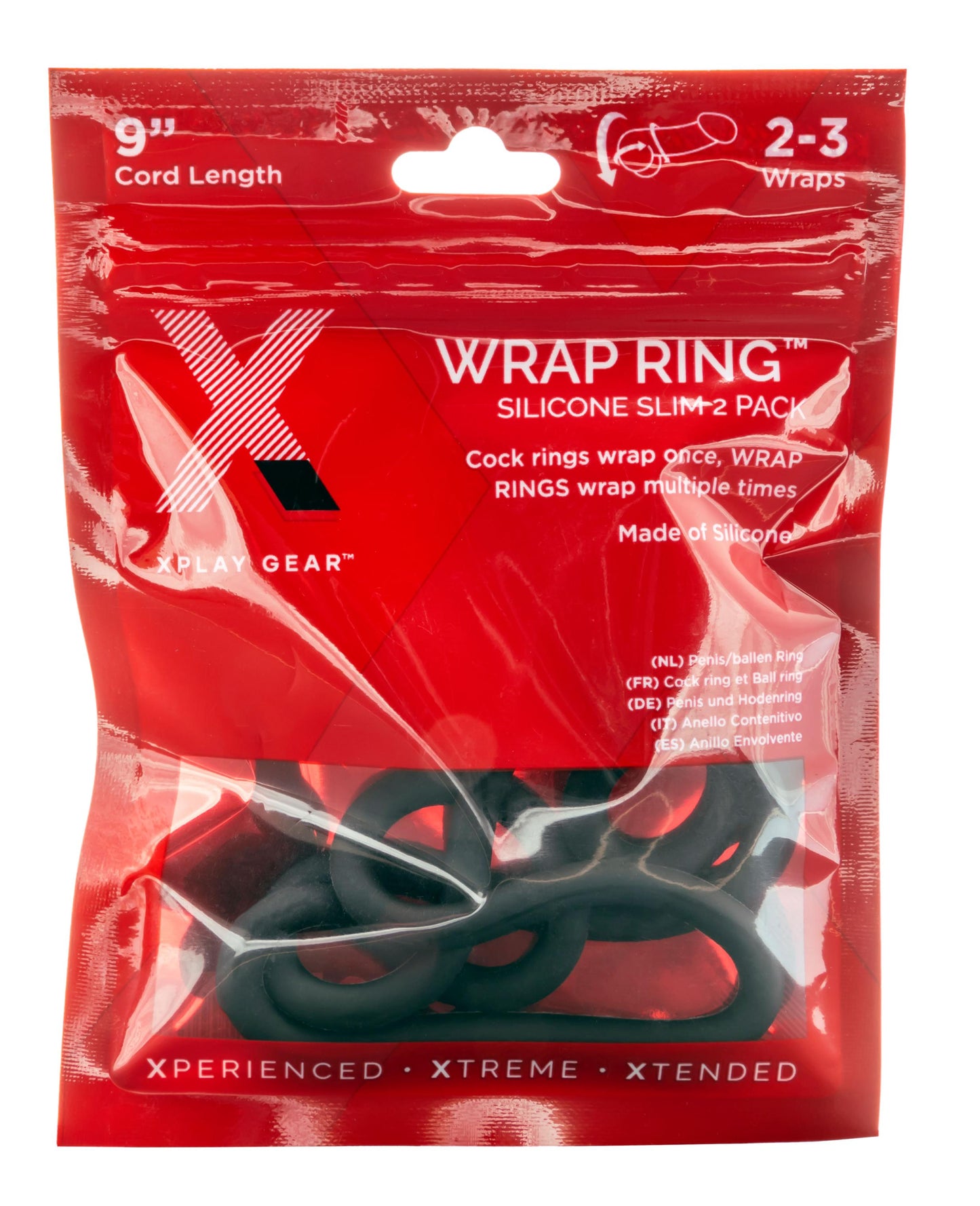 Xplay Silicone 9 Inch Thin Wrap Ring