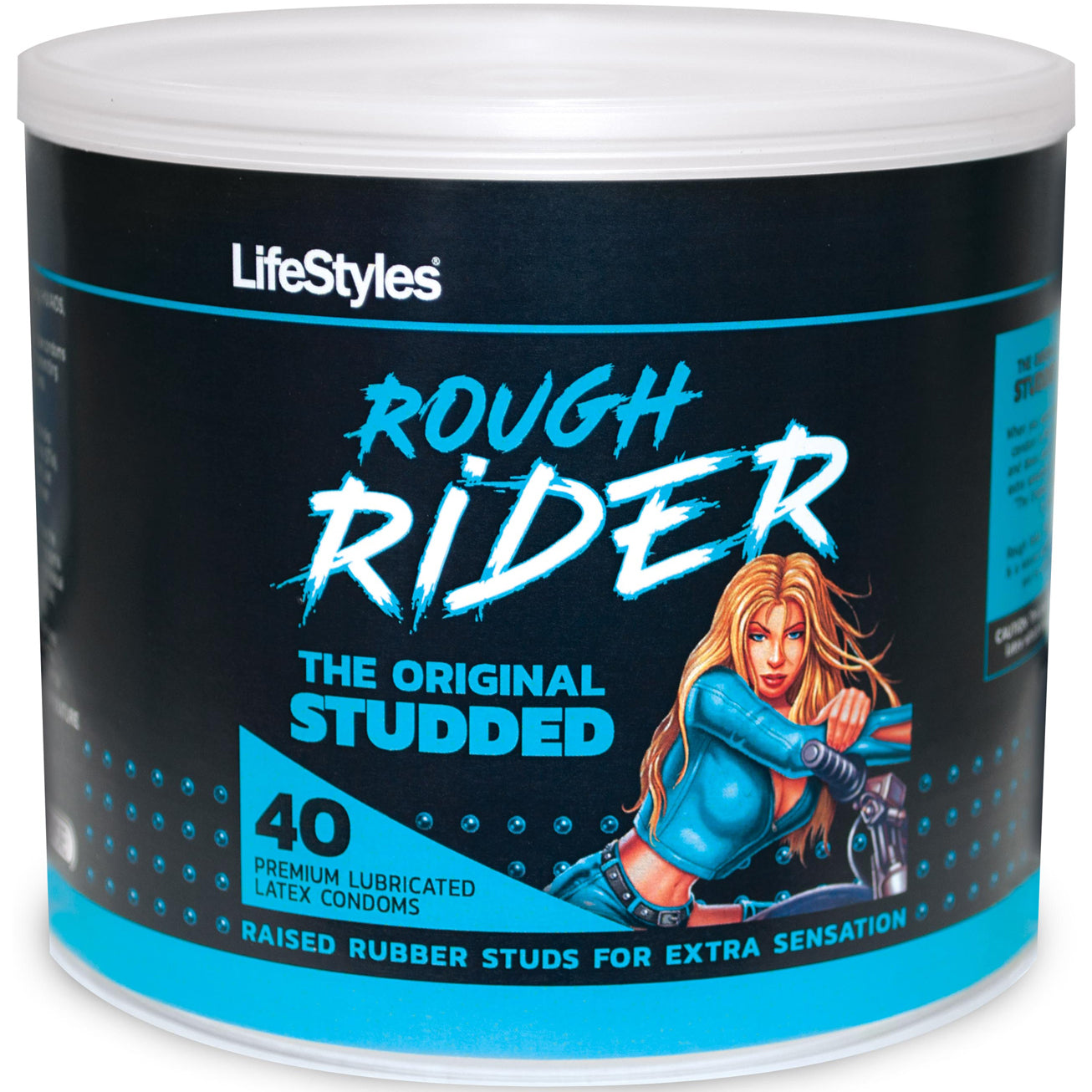 Lifestyles Rough Rider - 40 Count Jar