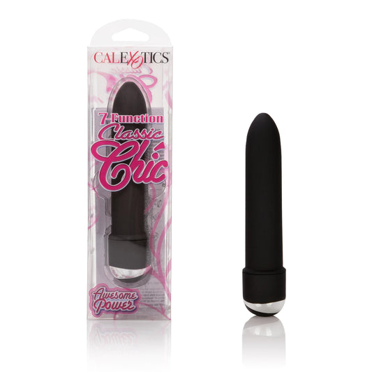 7 Function Classic Chic 4 Inches Vibe - Black