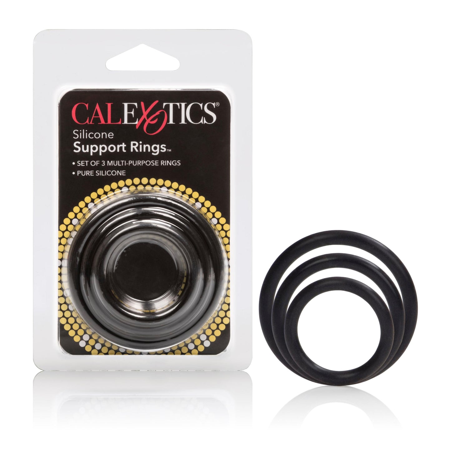 Silicone Support Rings - Black