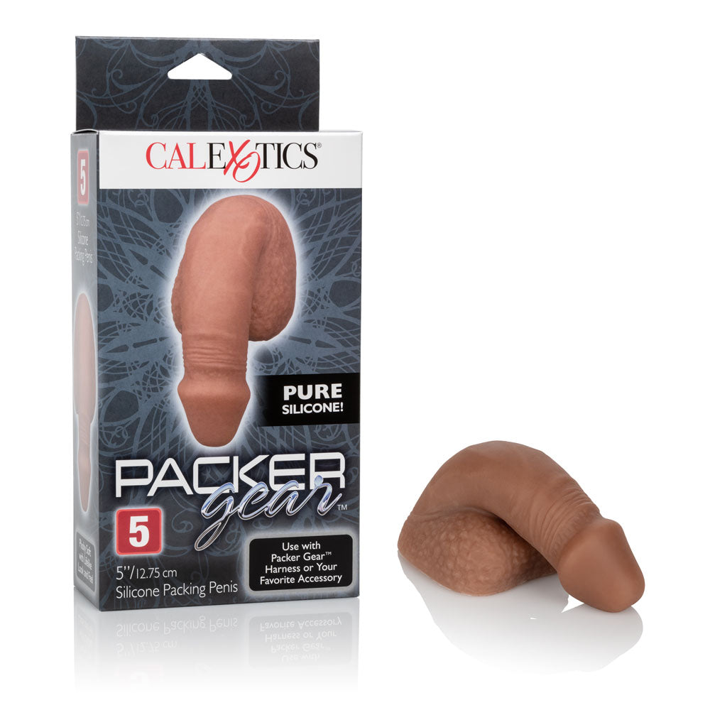 Packer Gear 5 Inch Silicone Packing Penis - Brown