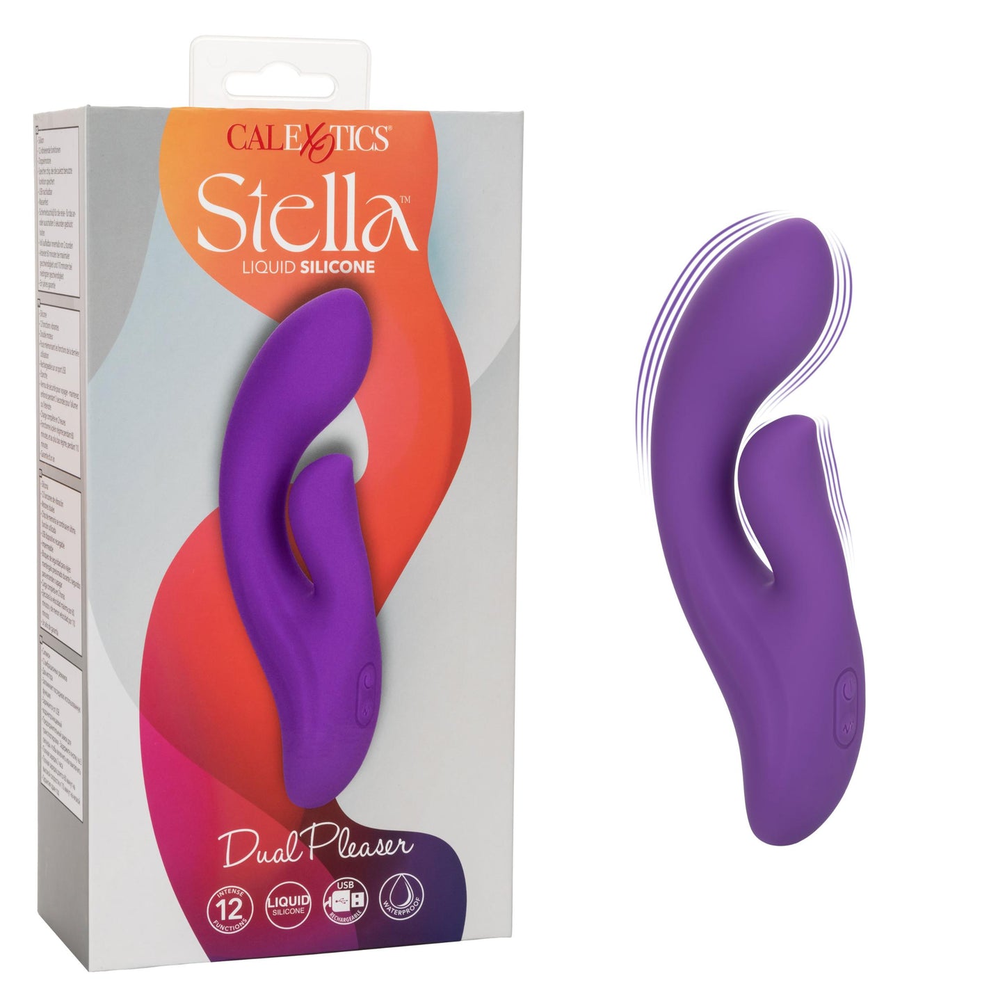 Stella Liquid Silicone Dual Pleaser - Purple