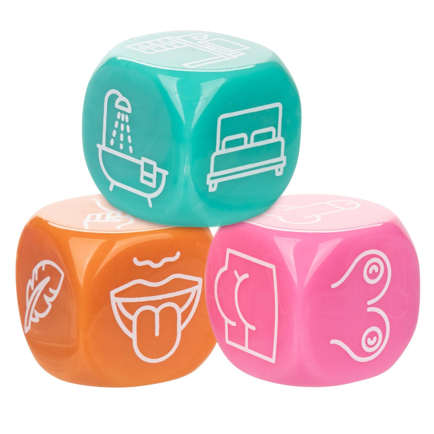 Naughty Bits Roll With It Icon - Based Sex Dice  Game