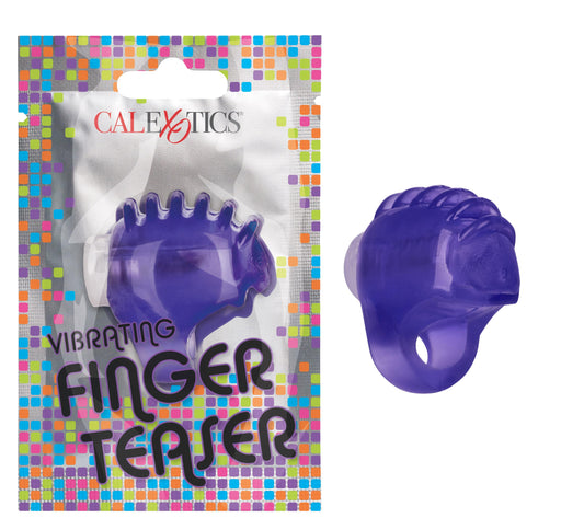 Foil Pack Vibrating Finger Teaser - Purple