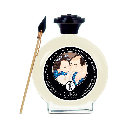 Edible Body Paint - Vanilla & Chocolate Temptation - 3.5 Fl. Oz. - 100 ml