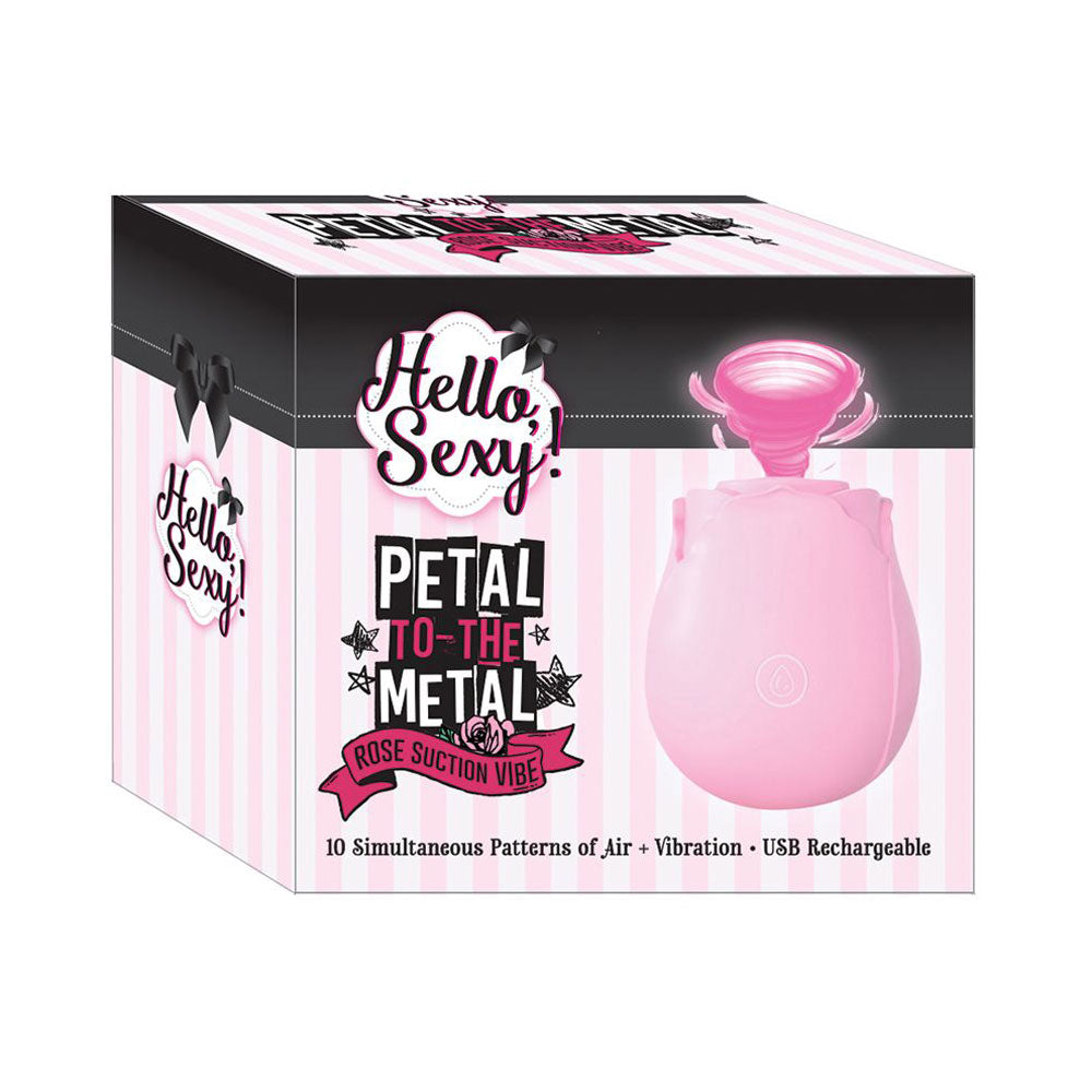 Petal to-the Metal Rose Suction Vibe