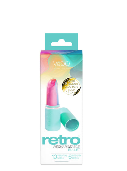 Retro Rechargeable Bullet - Turquoise